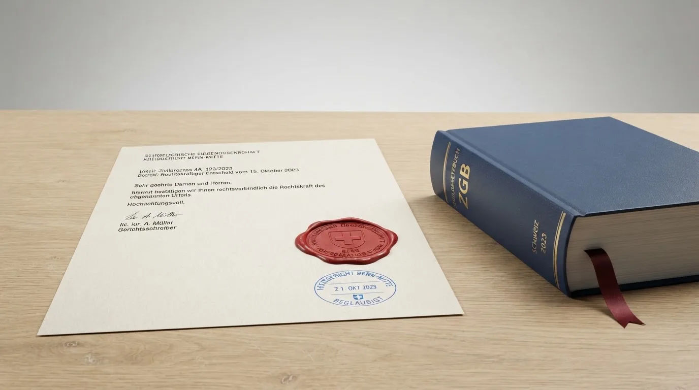 Amtliches Schreiben mit Stempel auf einem Schreibtisch neben einem Gesetzbuch — beste online casinos echtgeld