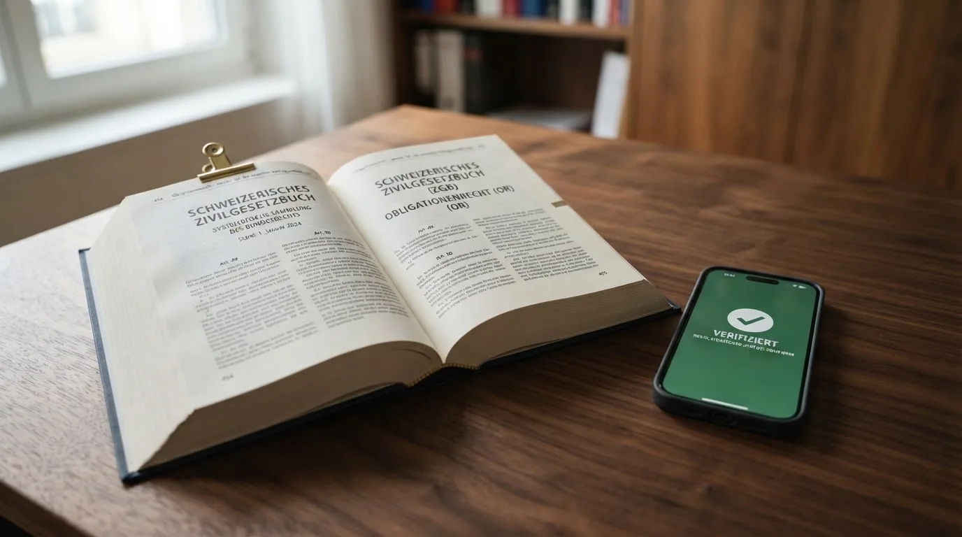 Amtliches Schreiben mit Stempel auf einem Schreibtisch neben einem Gesetzbuch — online casino mit autoplay